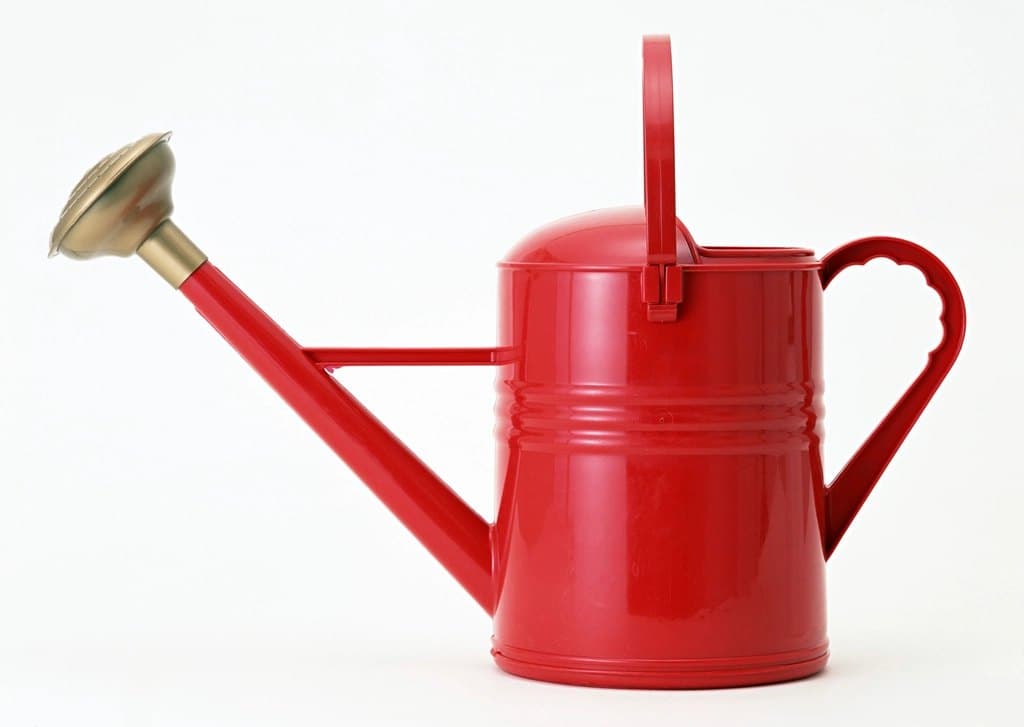 Red Garden Watering Can