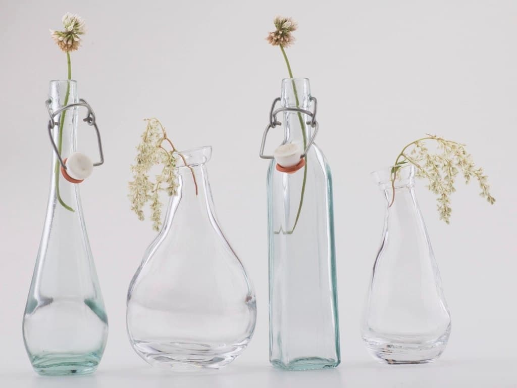 Glass Bud Bottle Set