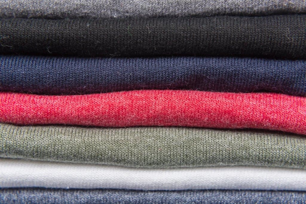 Folded Knit Tee Stack