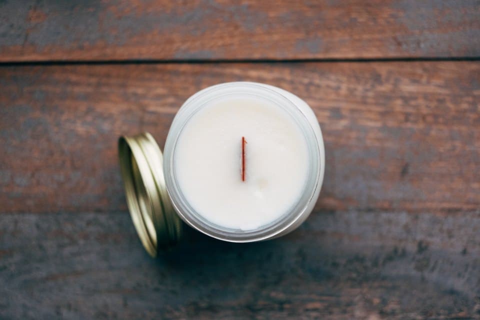 Wood-Wick Mason Candle