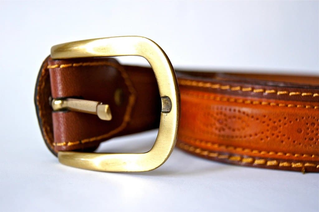 Vegetable-Tanned Leather Belt