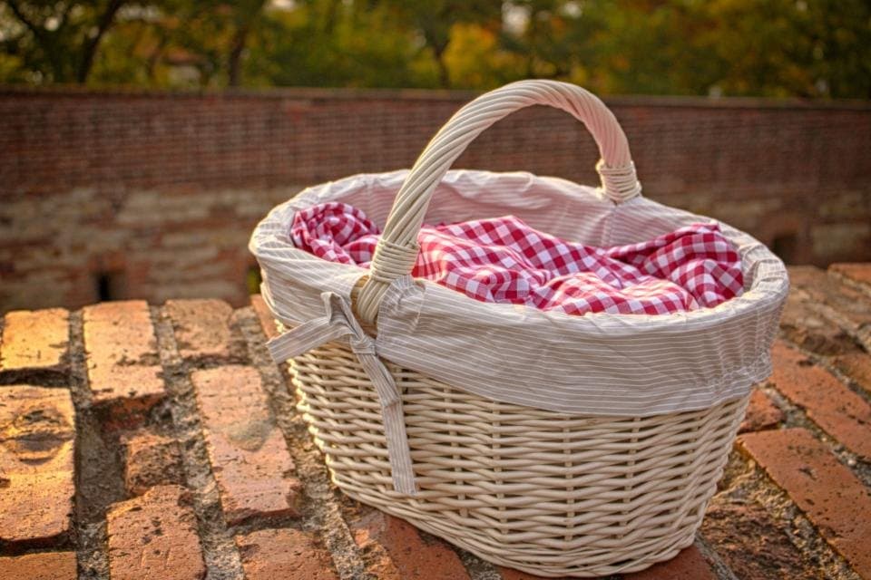 Woven Picnic Basket